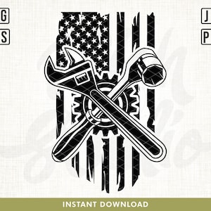 US Mechanic Tools svg, Carpenter svg, Tools svg, Repair svg, Carpenter Dad svg, Dad svg, Handyman svg, Contractor svg, Home Builder svg