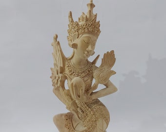 Wooden Women Balinese Dancing Art, Wooden Balinese Dancing , Home Decor Decor , Decoration, Unique Gift Ornament