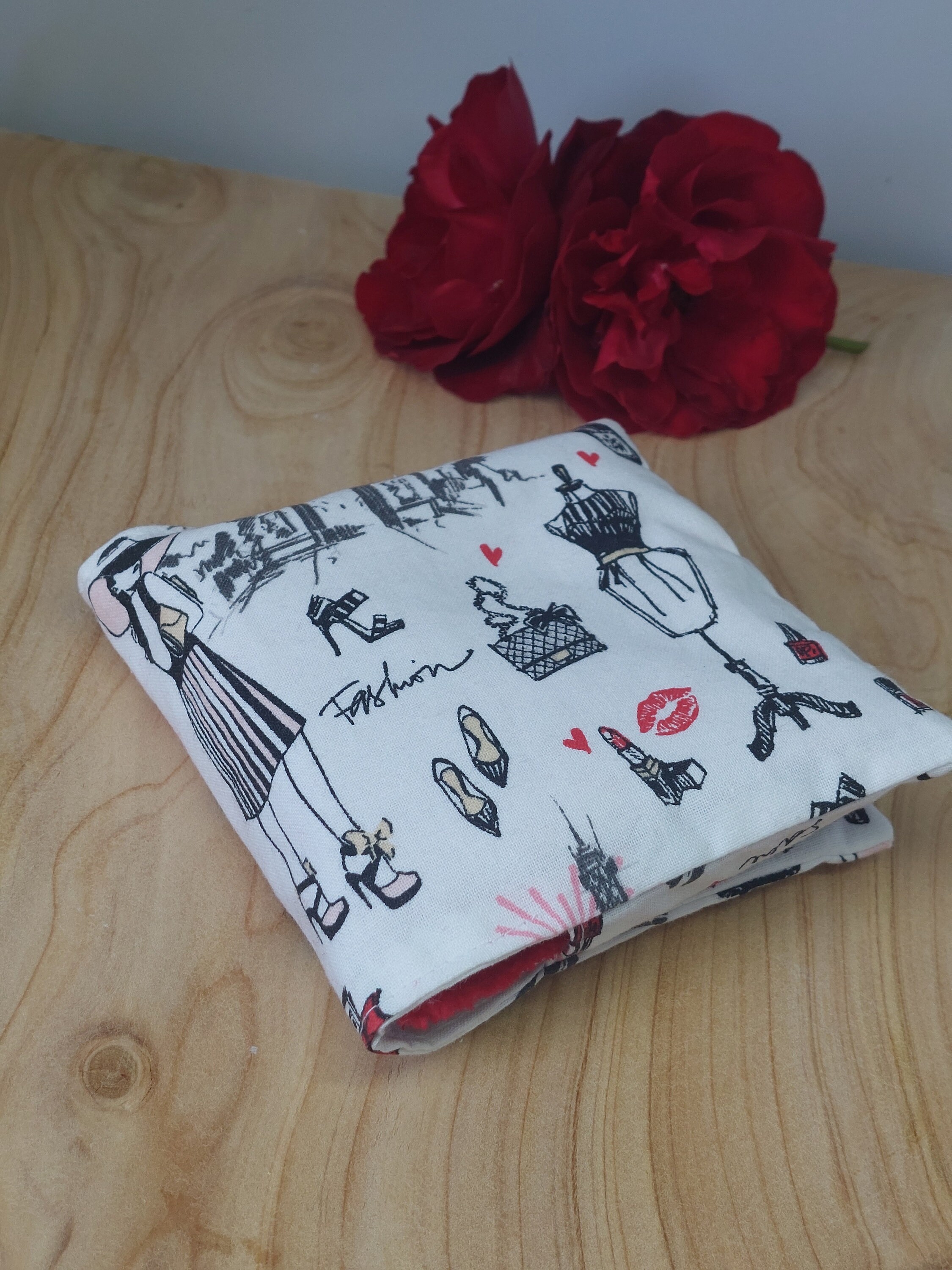 Lot De 8 Lingettes Lavables Coton/bambou - Avec Panier De Rangement - Fait Main En France