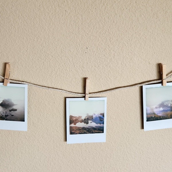 Foggy Ocean Photography - Unique Wall Decor With Vintage Style Polaroids (#4, #5, #6)