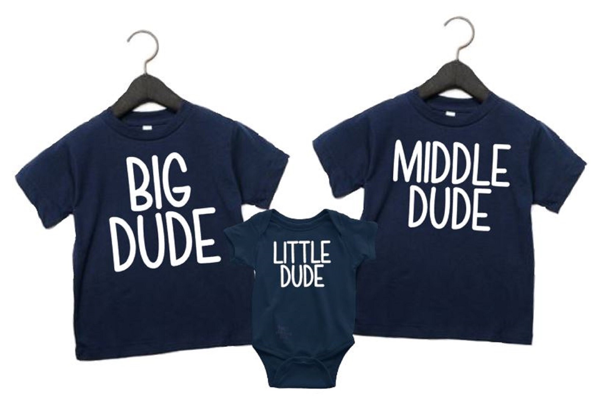 Big Dude Little Dude Brother Shirts Father Son Shirts Etsy