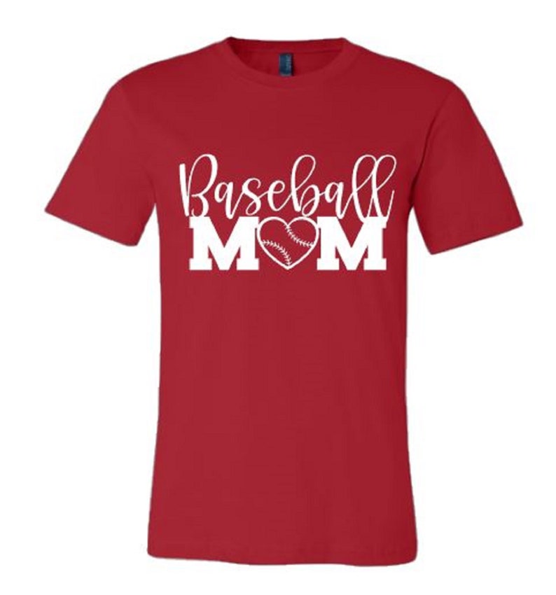 Baseball Mom Shirt Personalized Baseball Mom Glitter Etsy