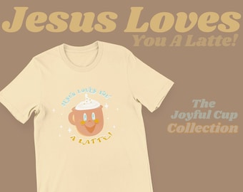 JESUS LOVES | Christian Tee - The Joyful Cup Collection