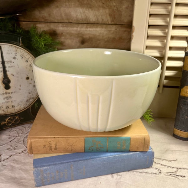 Hall Art Deco Style Yellow 8.5" Mixing Bowl