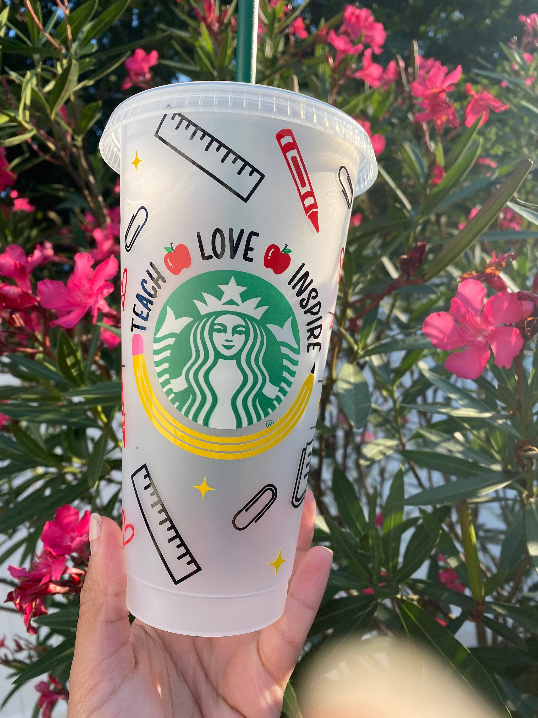 Starbucks Has a Teacher-Inspired Tumbler Complete with a Pencil Straw