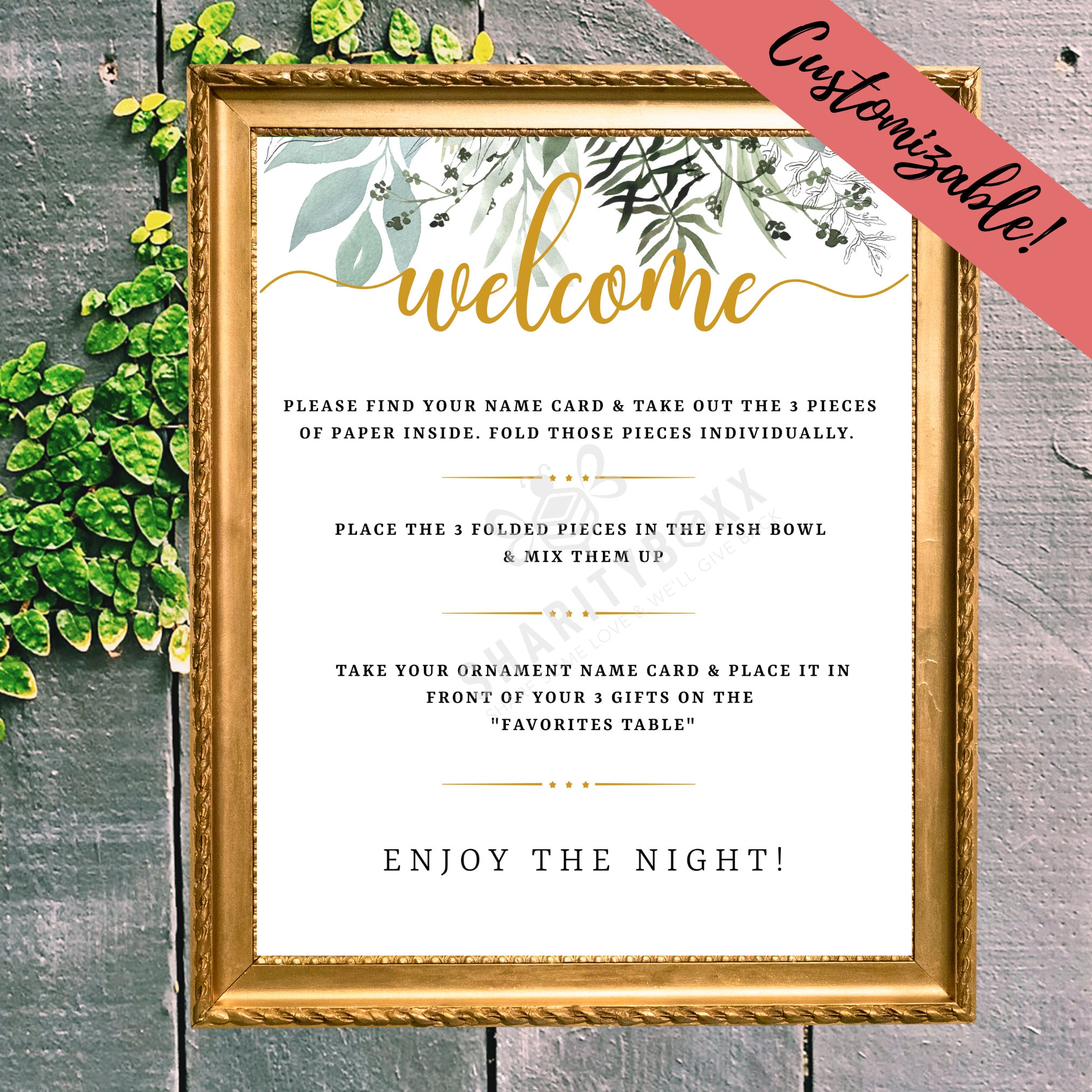 Favorite Things Party Sign, Favorite Things Party Decor, Welcome Sign ...