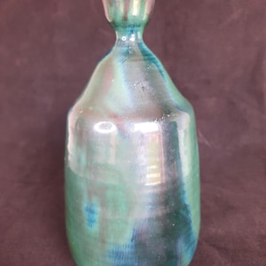 Vintage Mid Century Modern Studiokeramik Signed Vase German Pottery