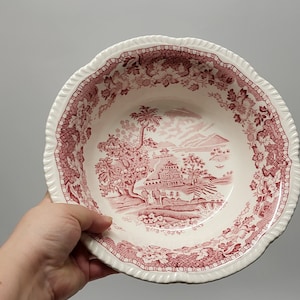 Vintage Enoch 1784 Ralph 1750 Red Woods Burslem England &quot;Seaforth bowl- red woods burslem England vegetable bowl, decorative bowl
