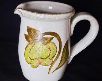 Retro Denby Troubadour Magnolia milk jug 70s