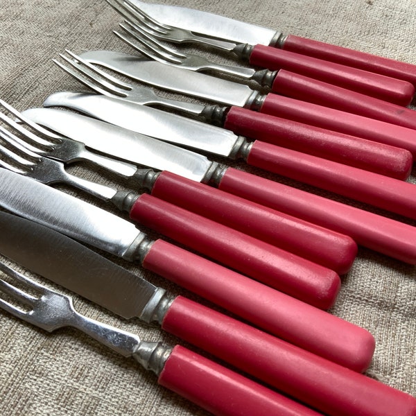 Pink Cutlery Sets - Etsy
