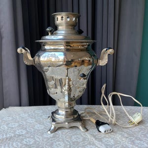 Working condition, Vintage Samovar, Tea Kettle, USSR Teapot, Soviet-era vintage samovar Electric teapot USSR Kitchen home decor