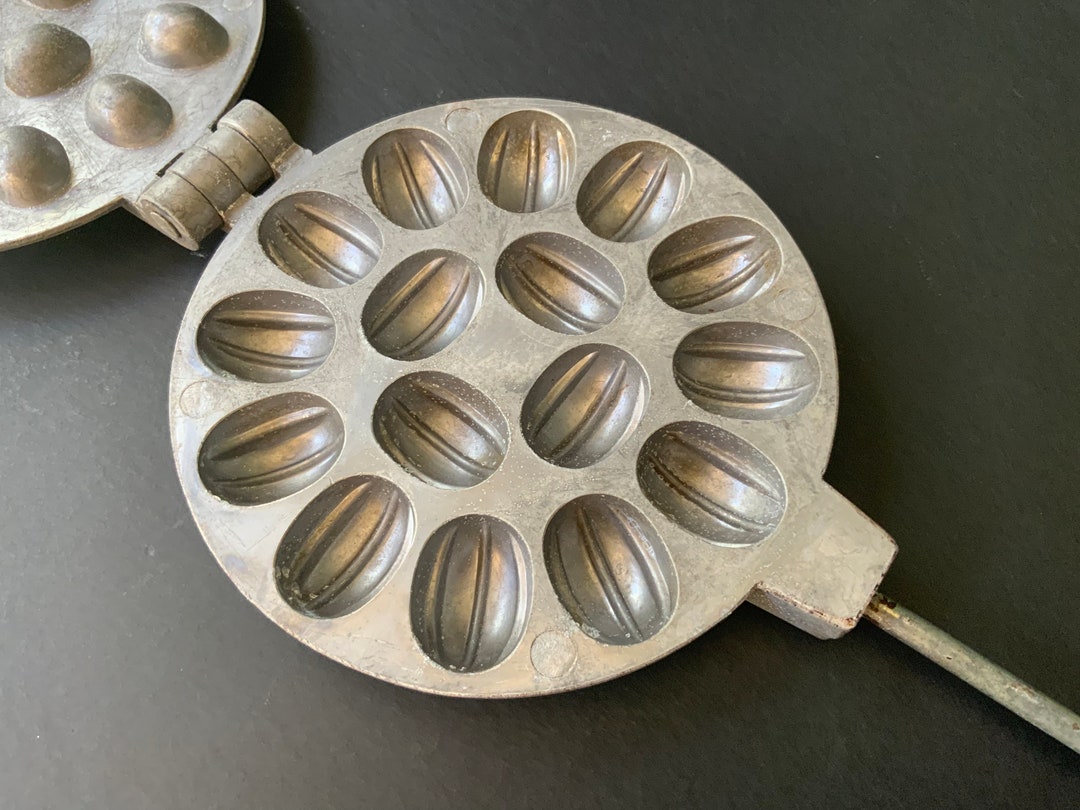 Nut Cookies Maker, Cookie Metal Mold Cookie Baking Dish Metal Baking