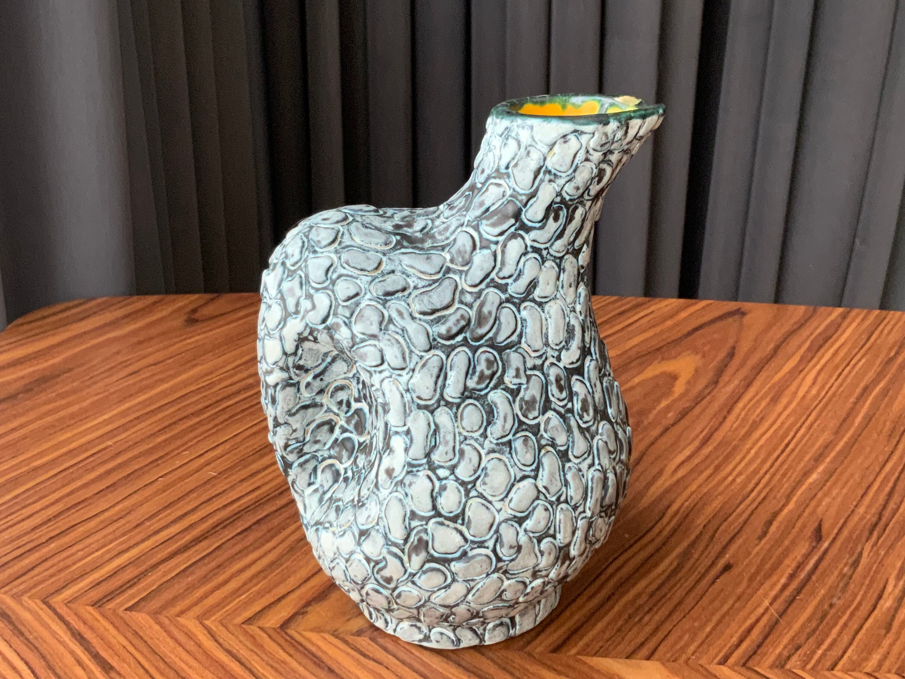 Decorative Ceramic Vase, Pitcher Shape, 6.4in Tall - Etsy
