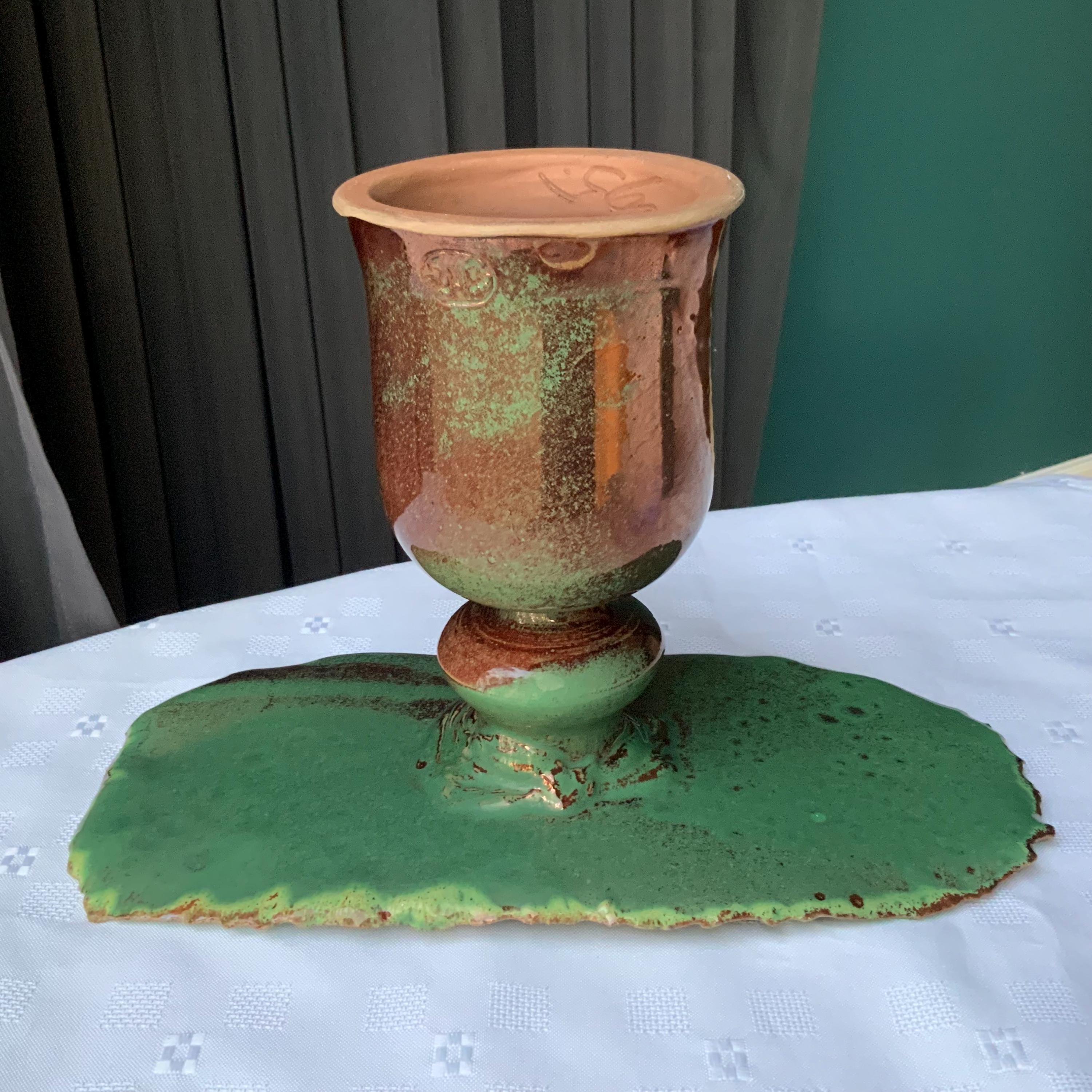 手作りスタジオアート陶器の花瓶と装飾品：Cooper Green Ceramics