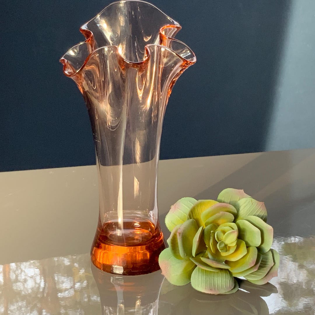 Vase Glass Wonder Medium Pink - Kas