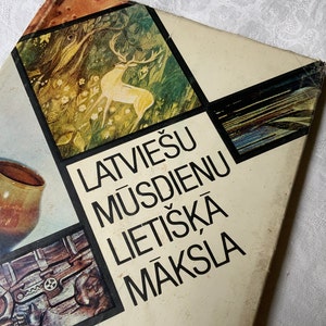 Latvian Contemporary Applied Art, Art book 1980y, Collectible art catalog, Latvian language.