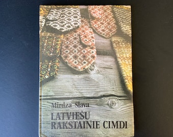 Vintage Latvian Mittens Knitting Patterns Book by M. Slava