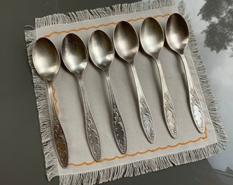 アンティークデザートスプーン6本セット - Etsy 日本
