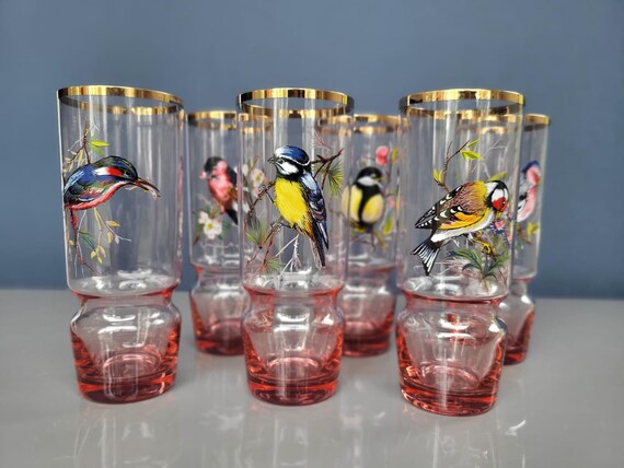 Lot De 4 Dessous De Verre En Liège écologique – Motif Pigeon