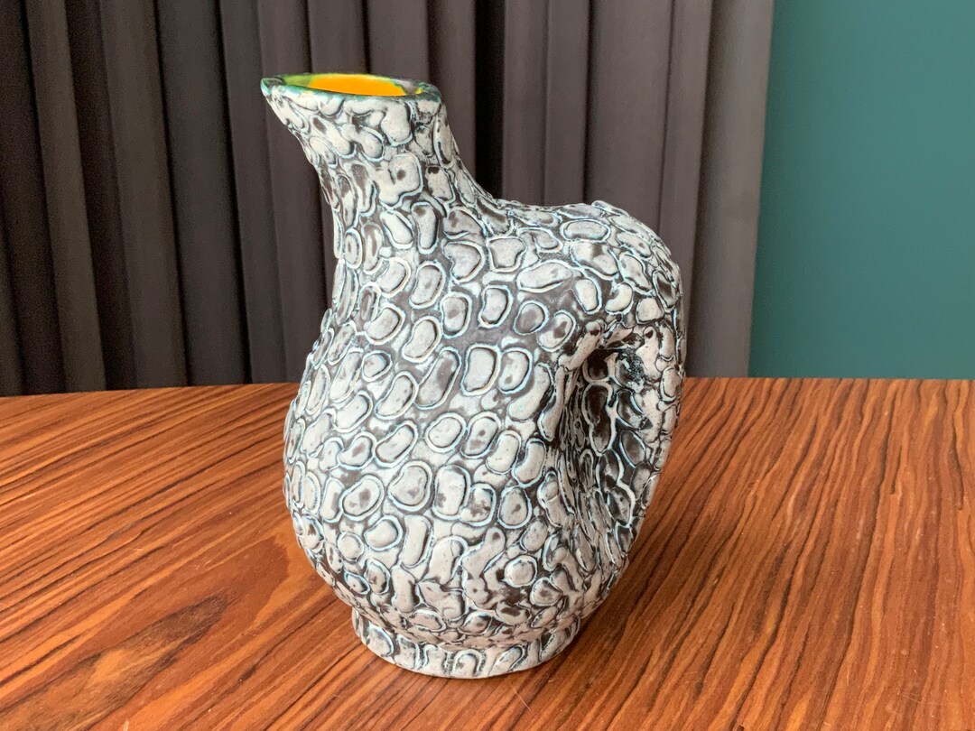 Decorative Ceramic Vase, Pitcher Shape, 6.4in Tall - Etsy
