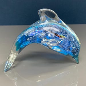 Italy glass dolphin - Etsy 日本