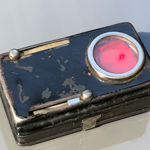 Vintage USSR Railway Signal Lamp: Collectible Pocket Torch