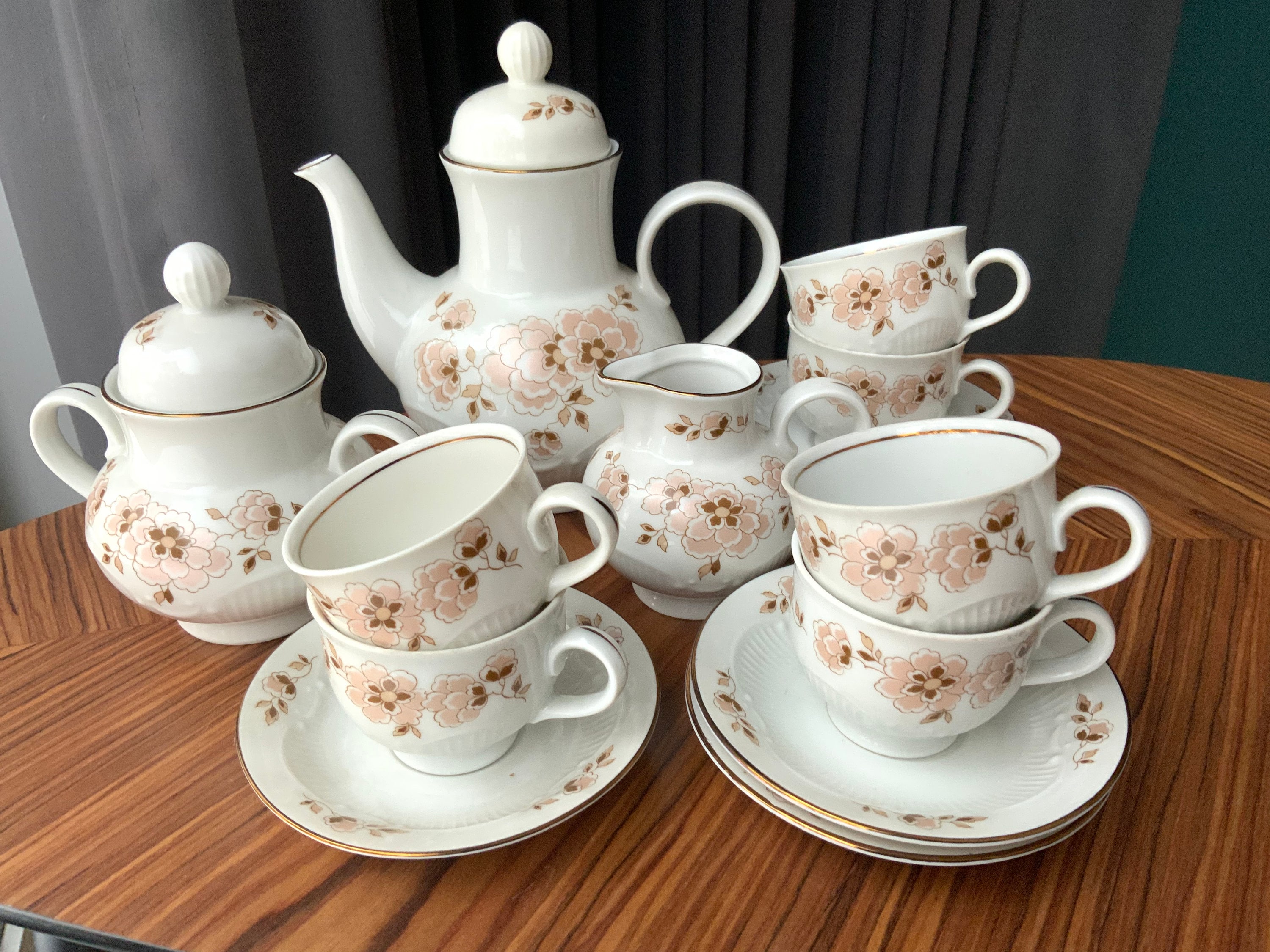 Vintage CP Colditz Porcelain Coffee Service - GDR Socialist