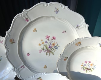 VEB R Germany,  Reichenbach, Reichenbach porcelain Dinnerware plates, German porcelain, the 70s