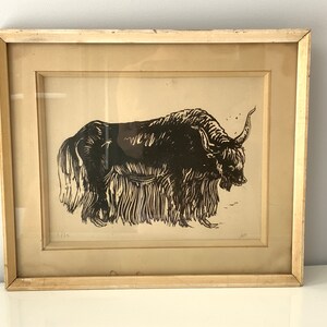 Collectible painting, Buffalo 1965y