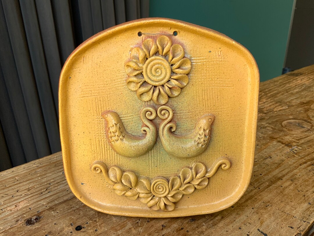 Wall Ceramic Plate Latvian Ethnic Pattern Ceramic Plate Etsy