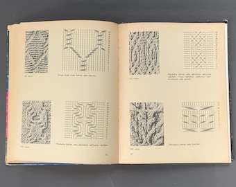 Vintage Knitting ABC Book: 1976 Latvian Handicrafts