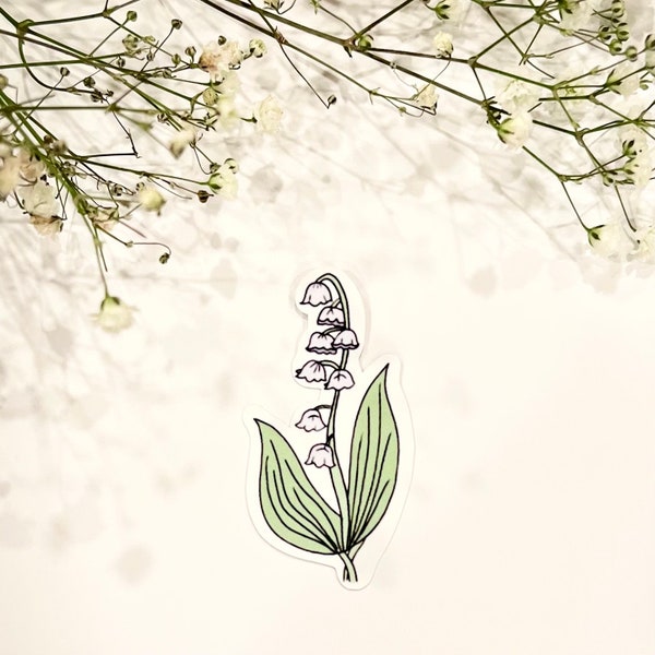 Lily of the Valley Sticker // Cute Summer Sticker // Floral Design