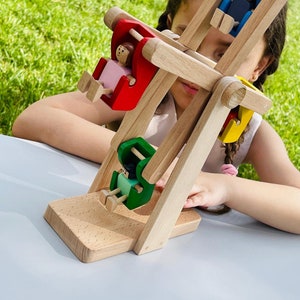 Riesenrad aus Holz