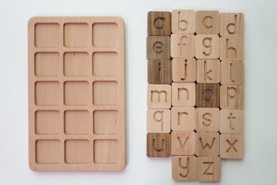 Wooden CVC Word Building Set (english) - Etsy