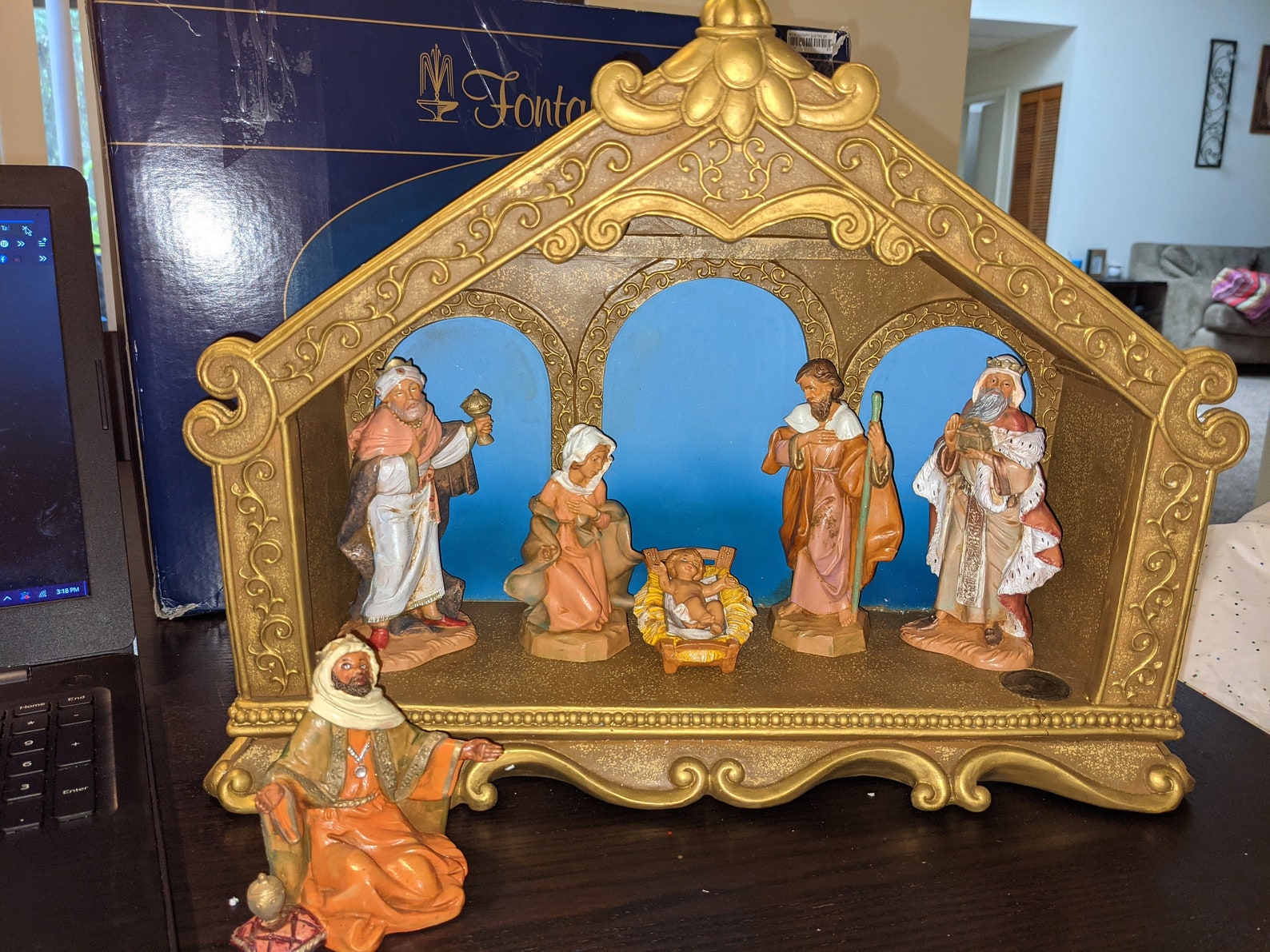 Roman Inc Fontanini Heirloom Nativity Set Ornate Etsy