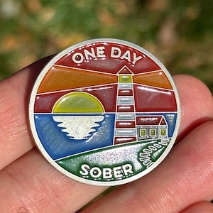 One Day Sober sobriety coin Coin only