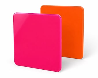 Neon Acrylic Glass | 3 mm GS Acrylic Sheet | Laser Cutting & Laser Engraving | Neon Colors | Laser-Cut Acrylic for Creative Projects | Laser Material
