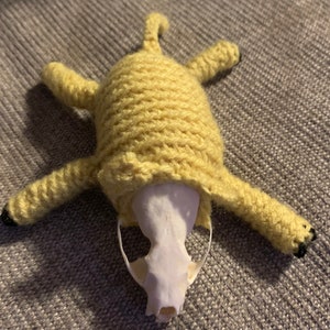 Crochet Creature with Mink Skull image 4