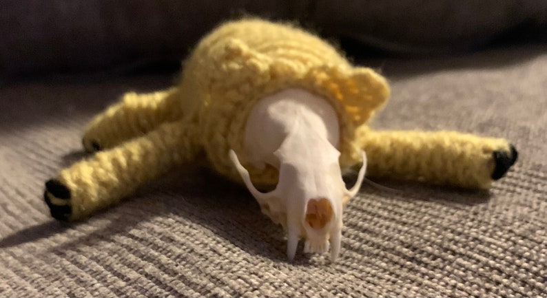 Crochet Creature with Mink Skull image 1