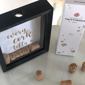 Every Cork Tells A Story Frame Mothers Day Memories Summer Anniversary Wedding Birthday Gift Christmas image 4