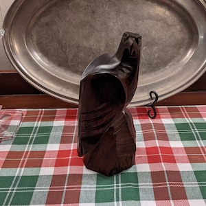 Vintage Rosewood Maltese Falcon