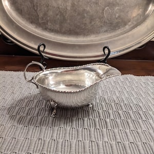 English Sterling Silver Sauce Boat