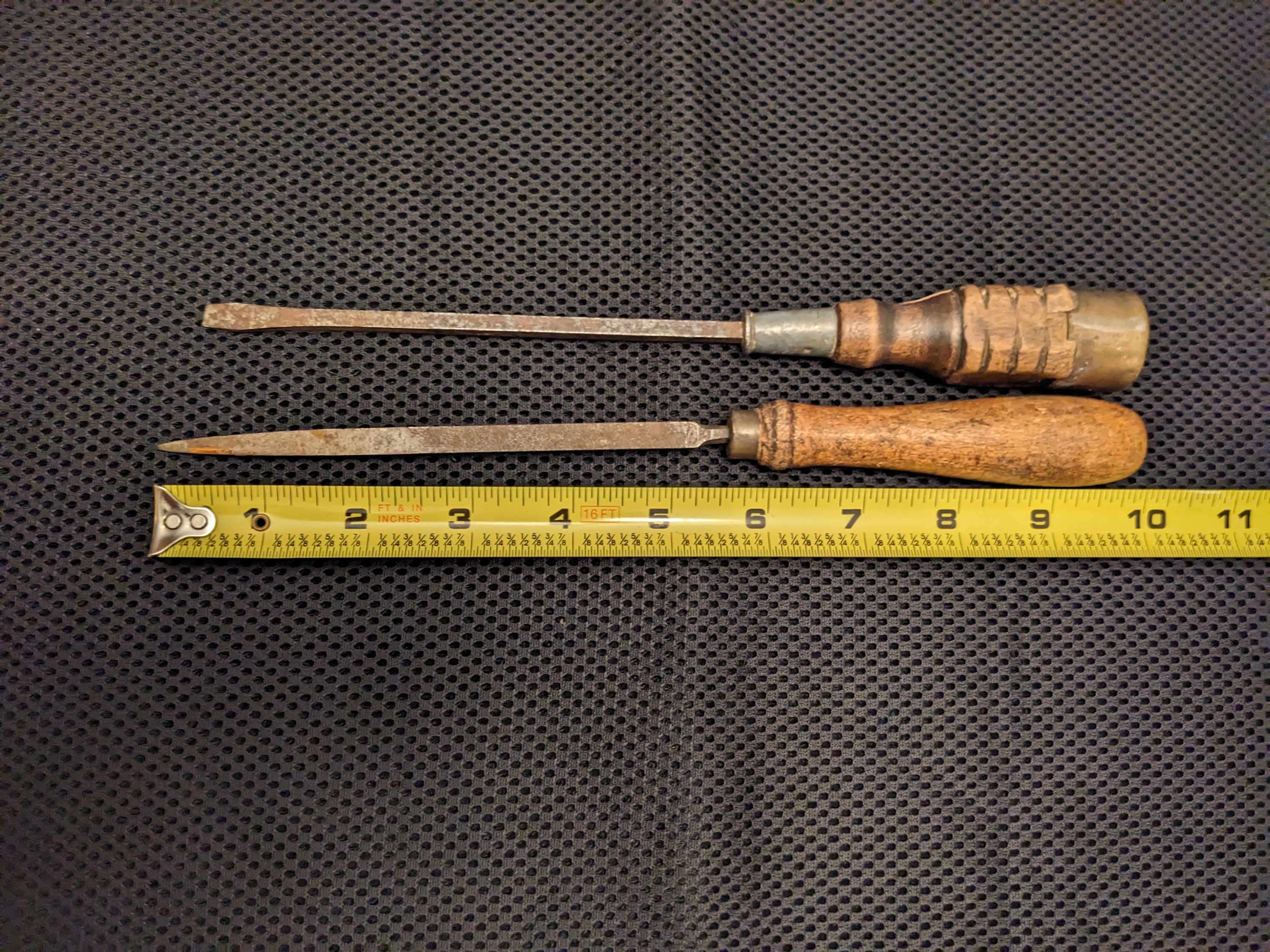 Two Antique Wooden Handled Tools - Etsy