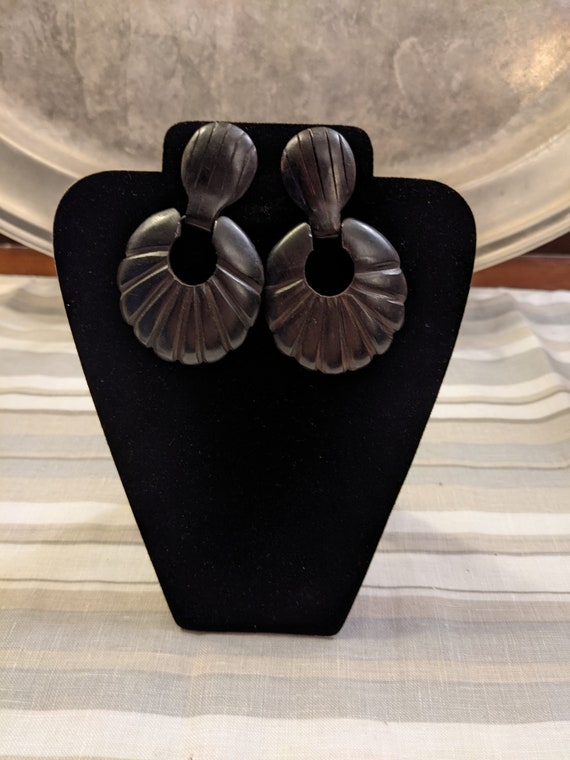 Vintage Wooden Earrings