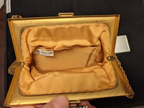 Antique Hand Bag - 1940s Purse - Antique Clutch -… - image 7