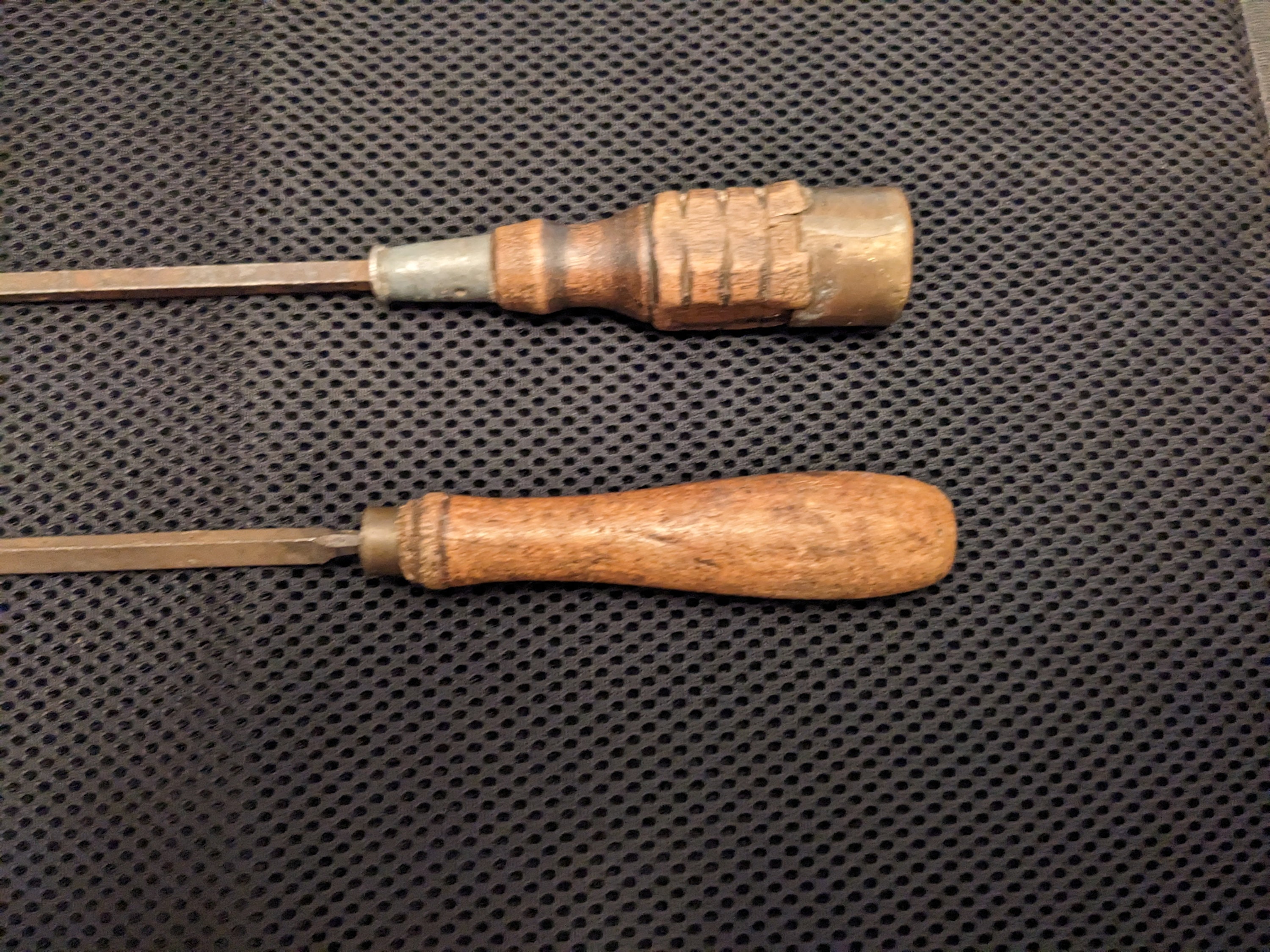 Two Antique Wooden Handled Tools - Etsy