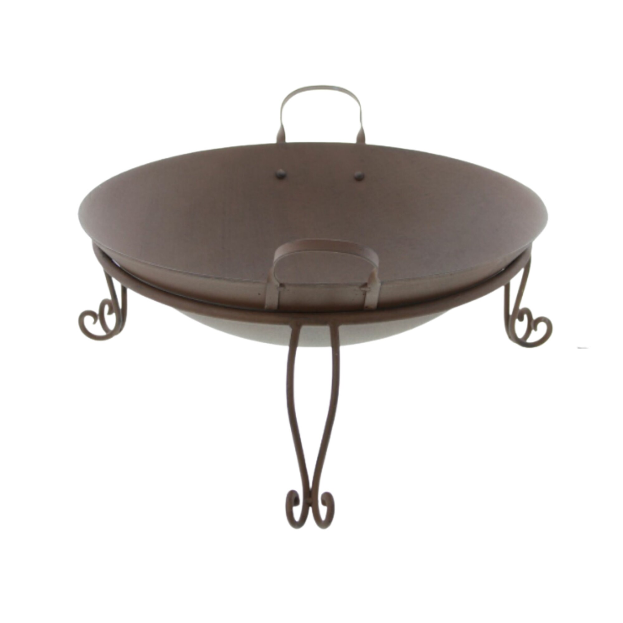 Round Fire Bowl Fire Bowl Fire Bowl in Rust Look 2piece Etsy