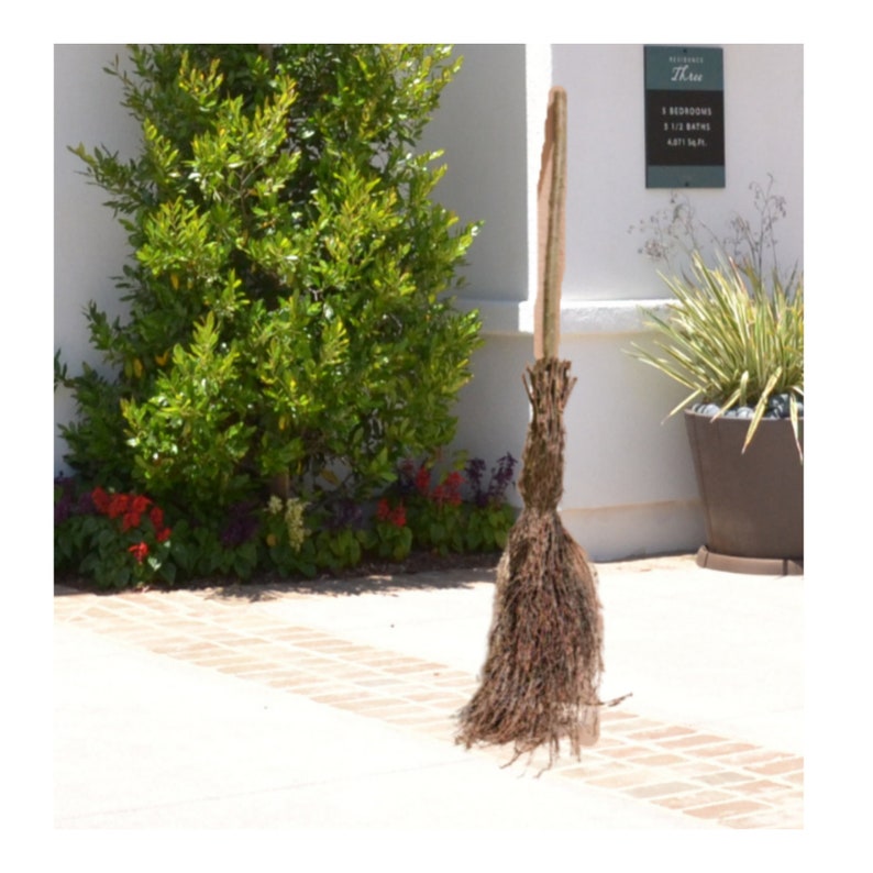 Traditional Witch's Broom Broom DIY Wooden Broom Straw Etsy