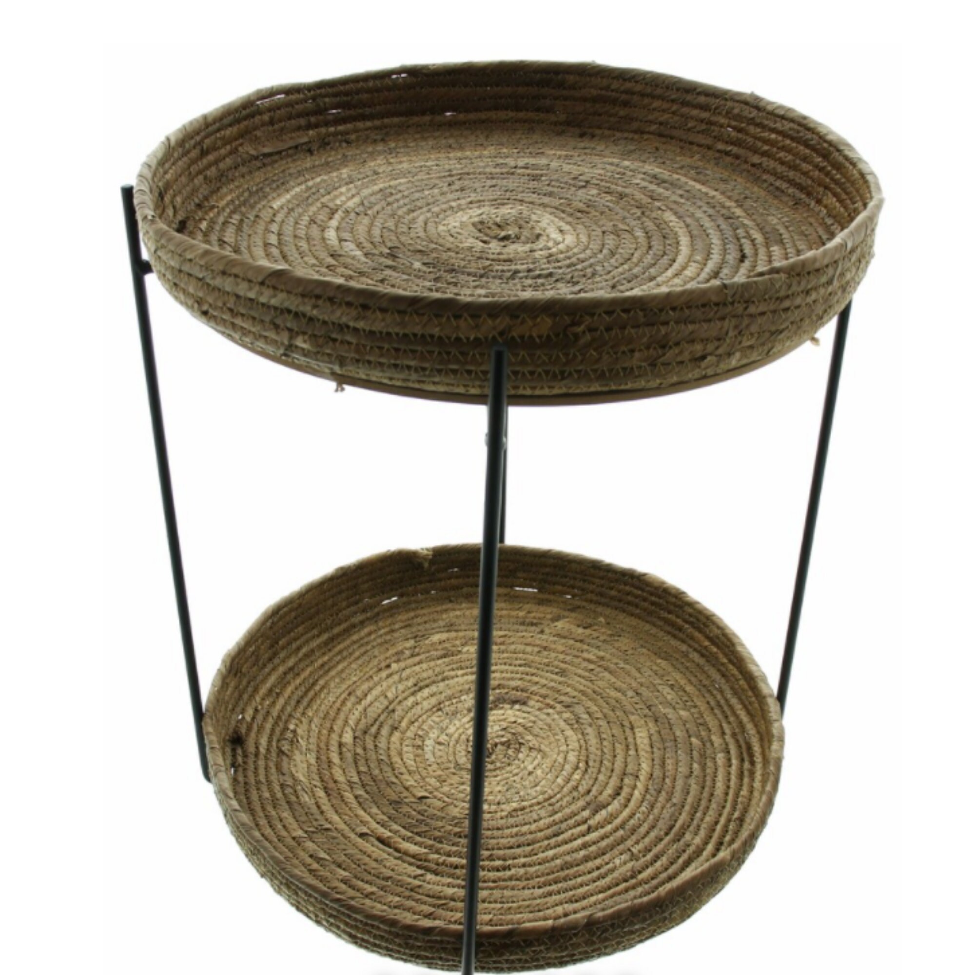 Side Table for Living or Dining Room Side Table Basket Side Etsy