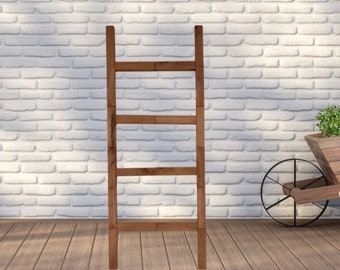 Decorative wooden ladders, various sizes, decorative ladders for indoors and outdoors, for crafting, further decorating and as an eye-catcher